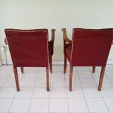 2 bridge armchairs 60s