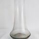 Transparent glass vase 28.5 cm