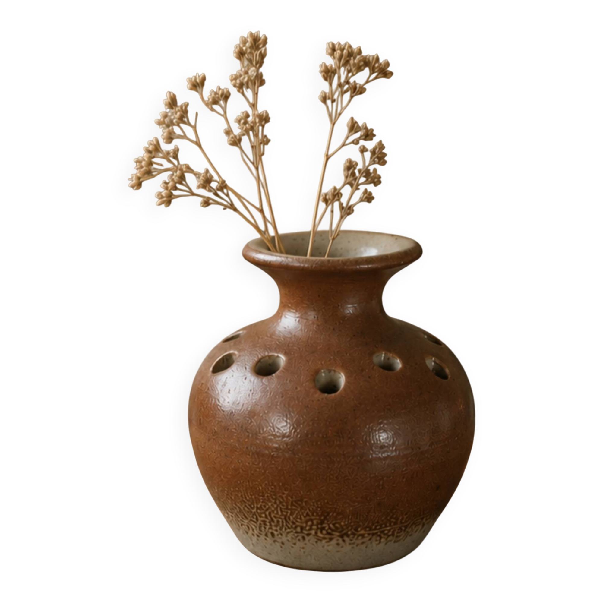 Stoneware flower vase