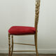 Chiavari brass chair