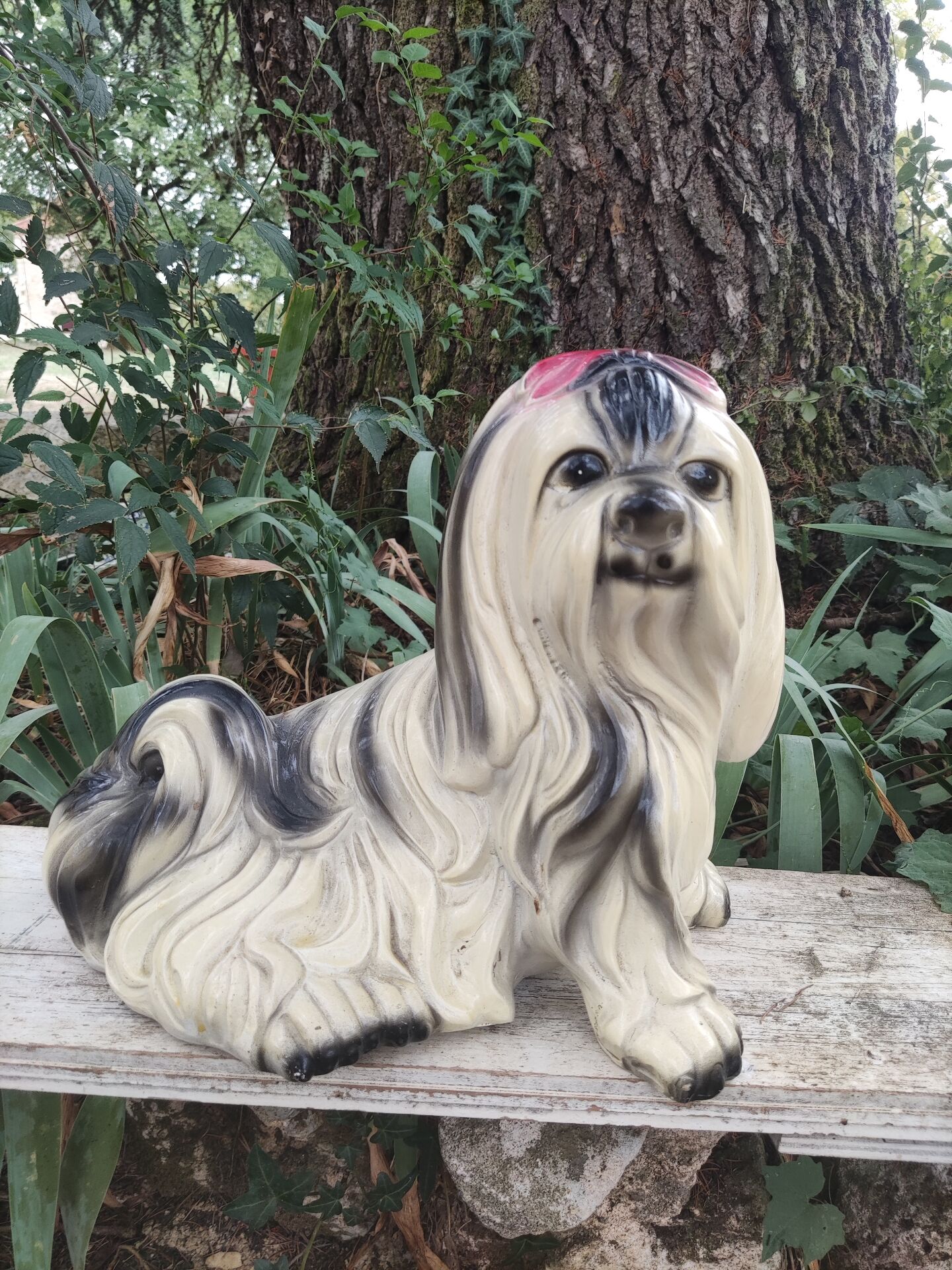 Shih Tzu dog statuette - 1950 - Italian