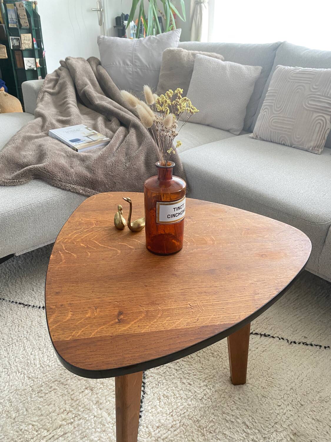 Vintage tripod coffee table
