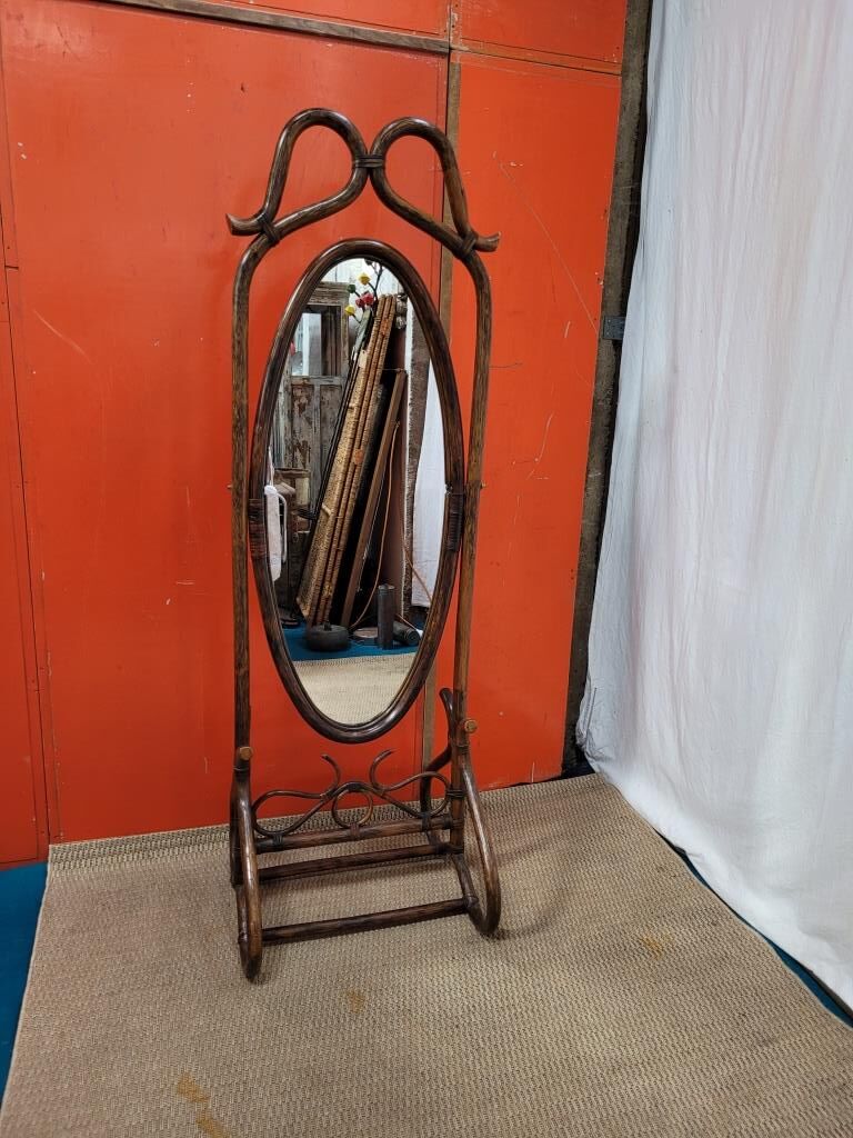 Psyche rattan and glass, 80s