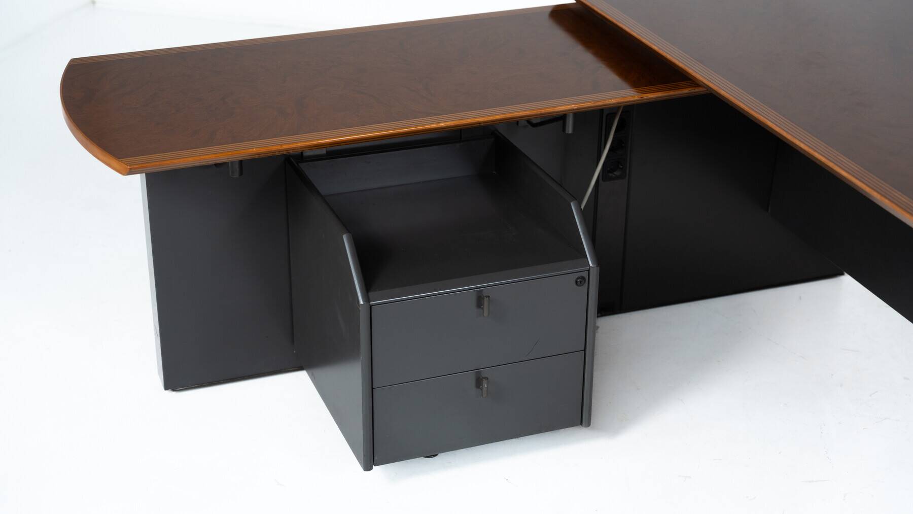Large Artona Desk by Afra & Tobia Scarpa for Maxalto, 1970s