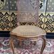 Suite of 8 Louis XV style chairs in canning