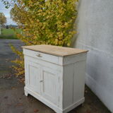 Old white parisian style buffet