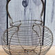 Antique wire egg basket