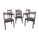 6 vintage teak chairs