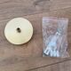 Frosted blue glass suspension vintage cottage style