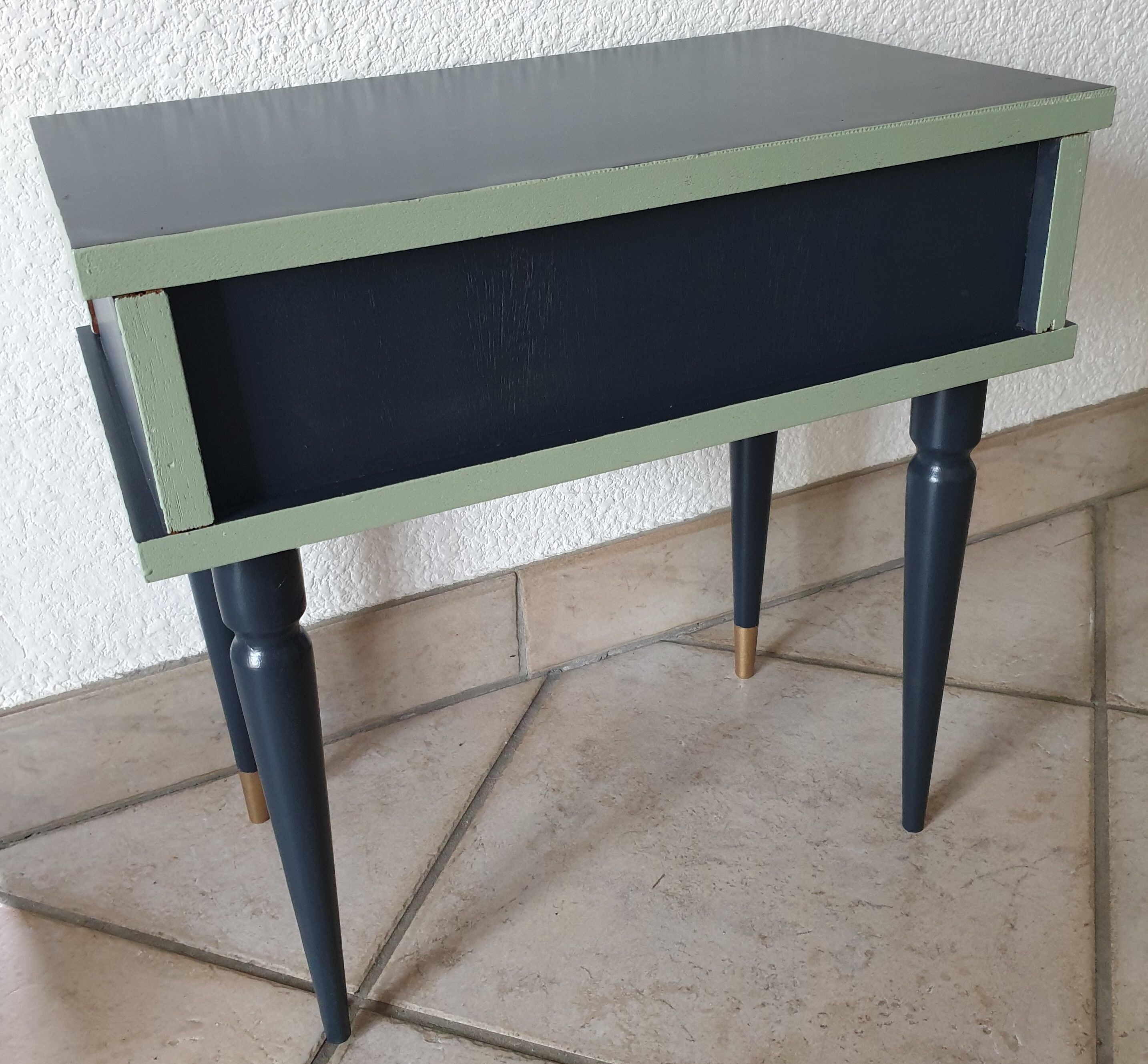 Restyled vintage bedside