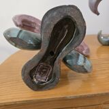 Pair of glazed ceramic vases