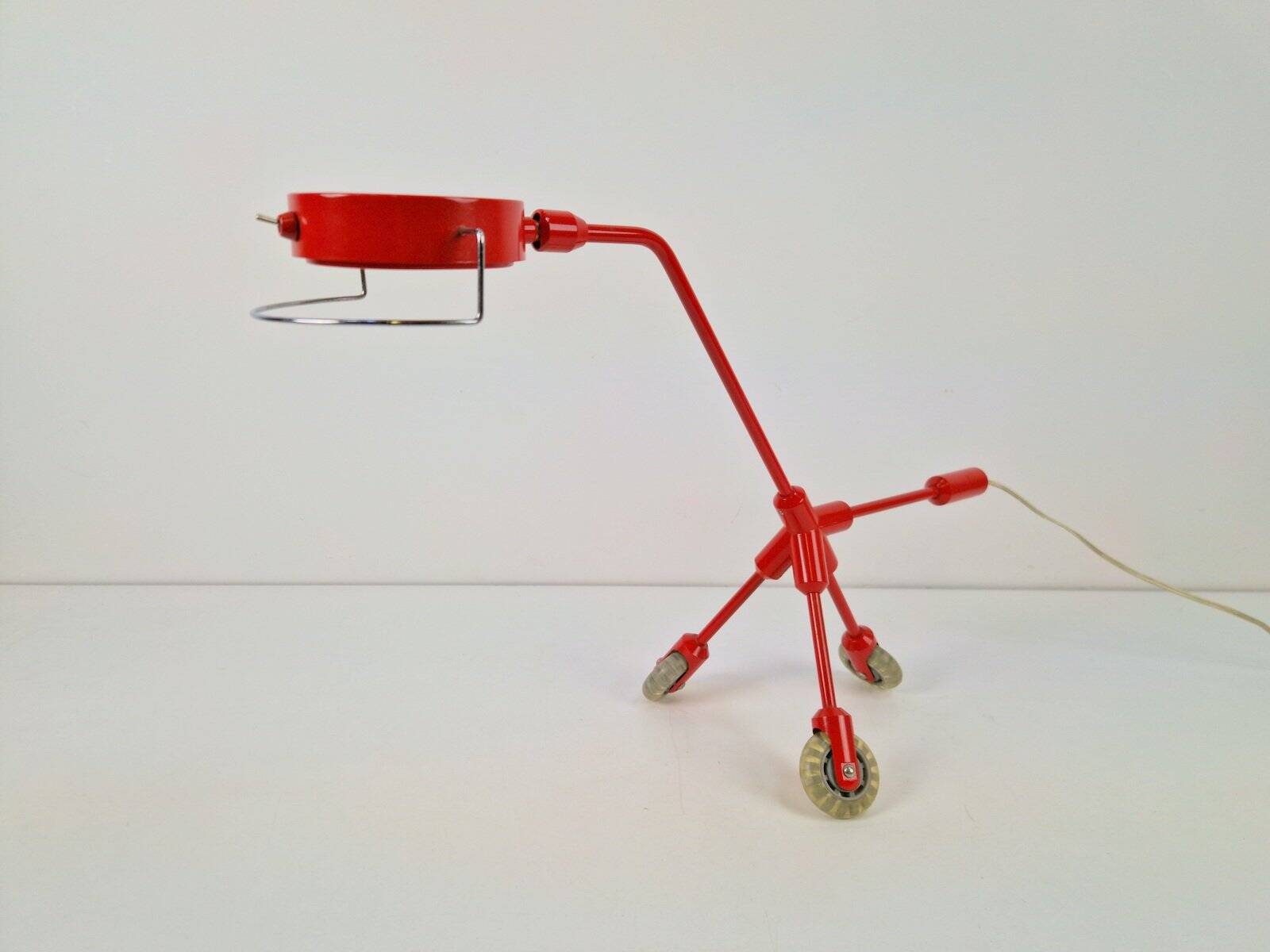 Red Dog Kila Table Lamp on Wheels by Harry Allen for Ikea, 2000s