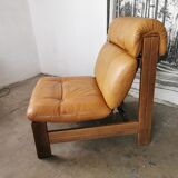 Tawny leather heater