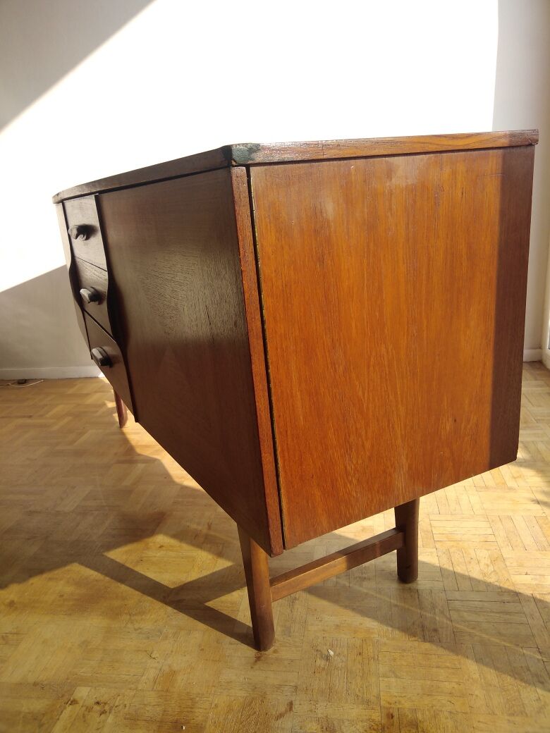 Sideboard inlaid teak 1960s