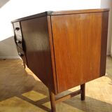 Sideboard inlaid teak 1960s