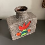 Vase Fat Lava West Germany 1980s