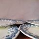 6 plates in earthenware iron by LG
