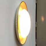 Metal and glass ceiling light in mid-century style, 1960s.