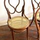 Set of 5 antique Thonet dining chairs model 20, ca. 1890.