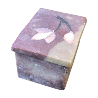 Stone and mother-of-pearl box