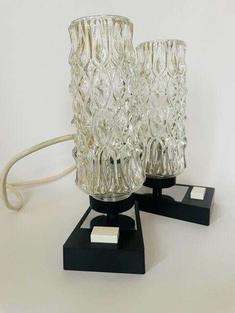 Two Richard Essig bedside lamps