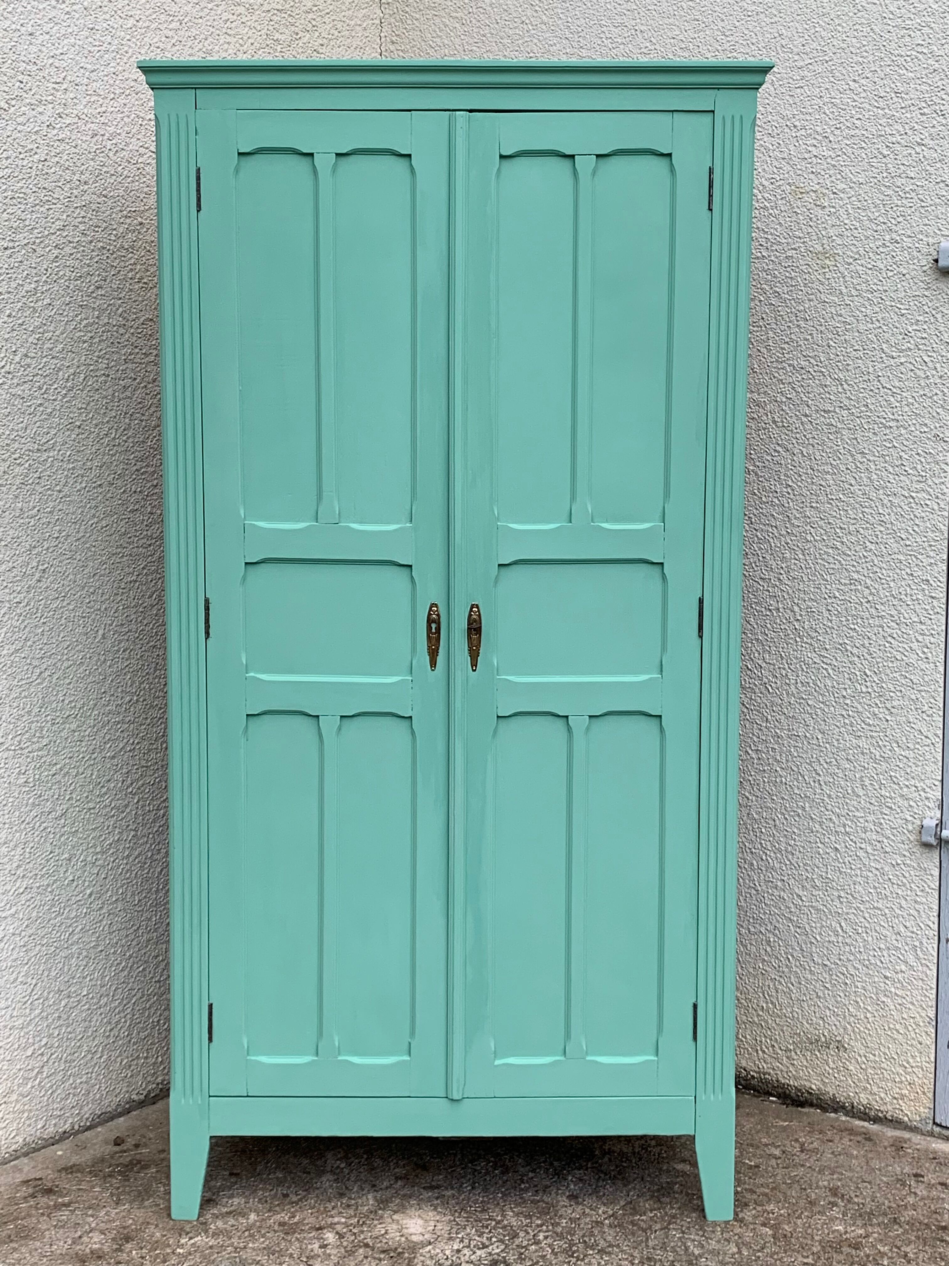 Parisian wardrobe art deco panel 1940