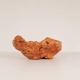 Large organic bowl made of Scandinavian burl wood, modern Swedish, folk art, circa 1960.