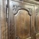 Louis XV carved wooden wardrobe from the 18th century