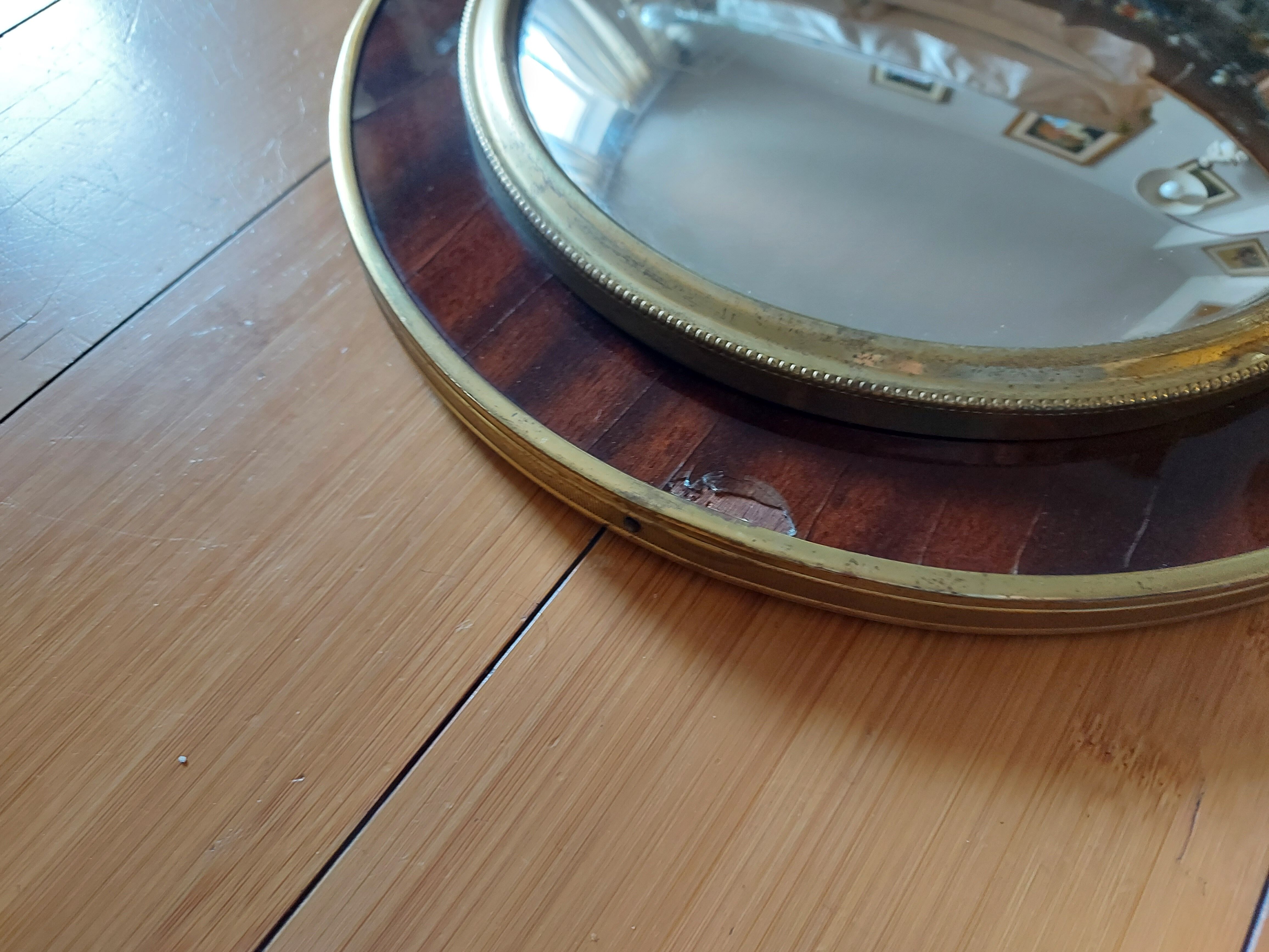 Vintage witch mirror 33cm