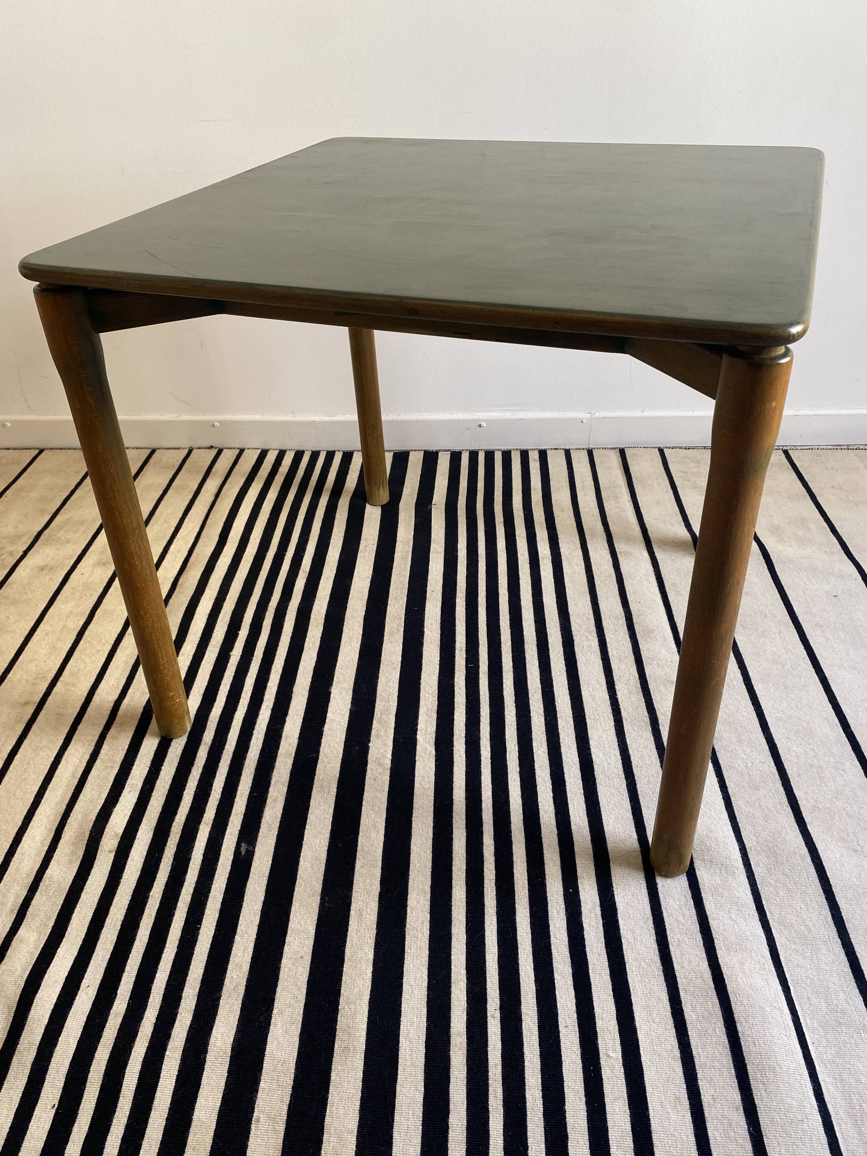 Vico Magistretti for Cassina Carimate table vintage 60s stained wood