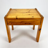 Pinewood Side Table, 1970s