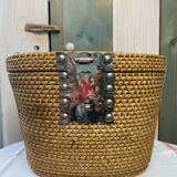 Vintage oriental tea basket