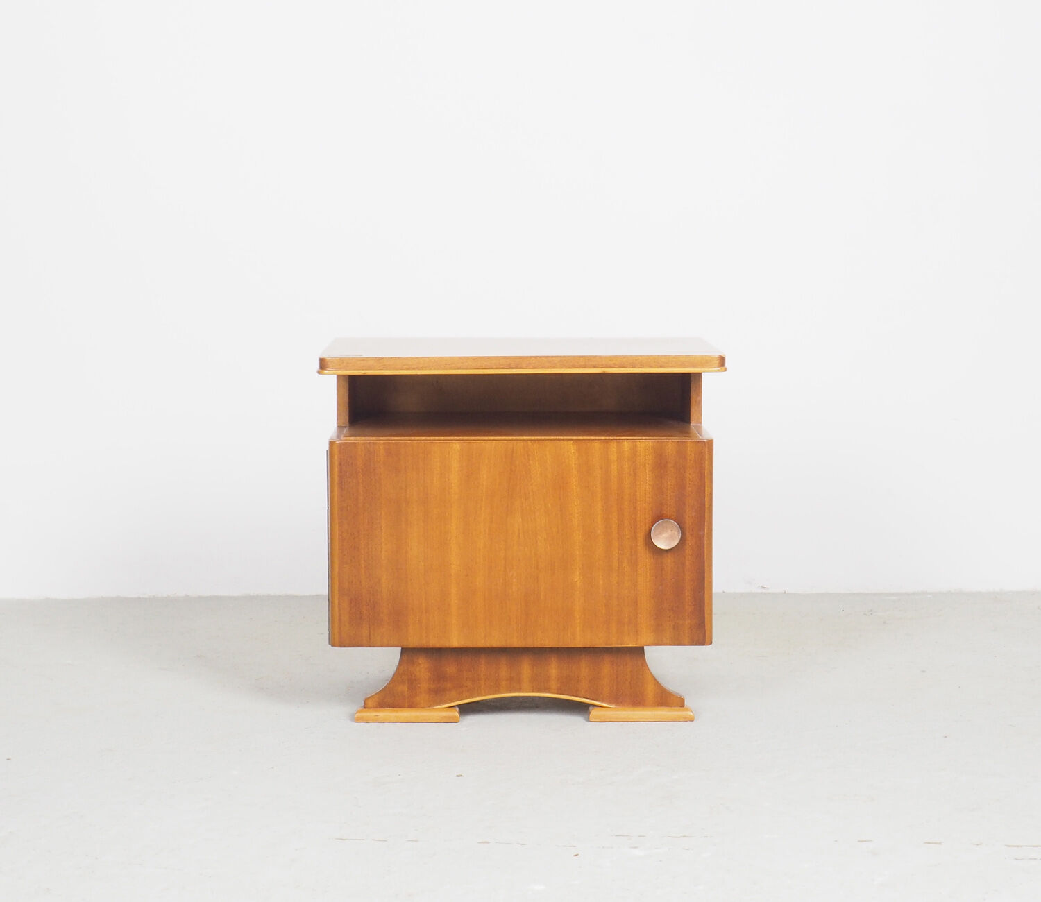 Set of 2 vintage Dutch bedside tables, 1950's