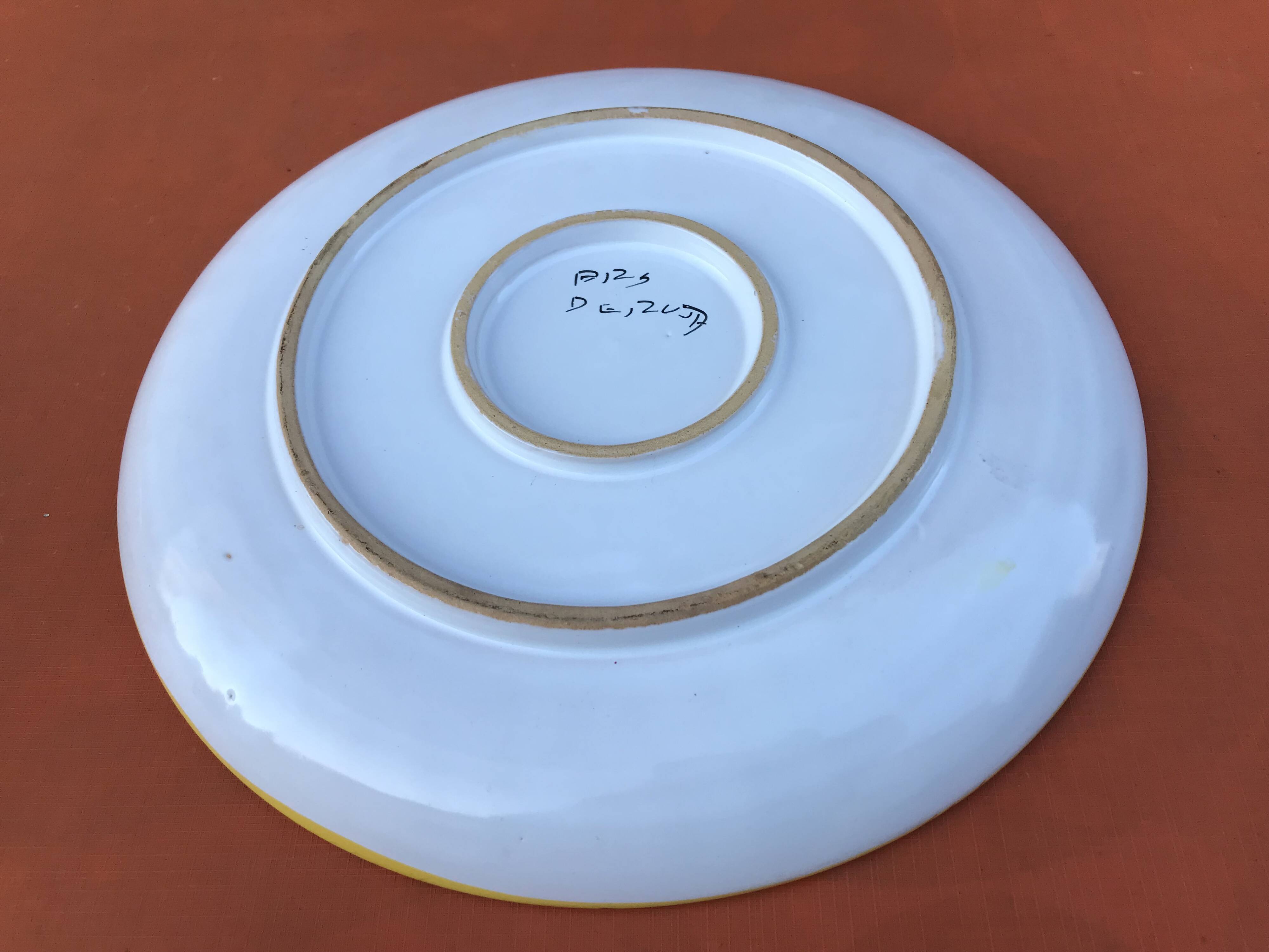 Déruta ceramic plate (Italy) Raphaelesque decoration