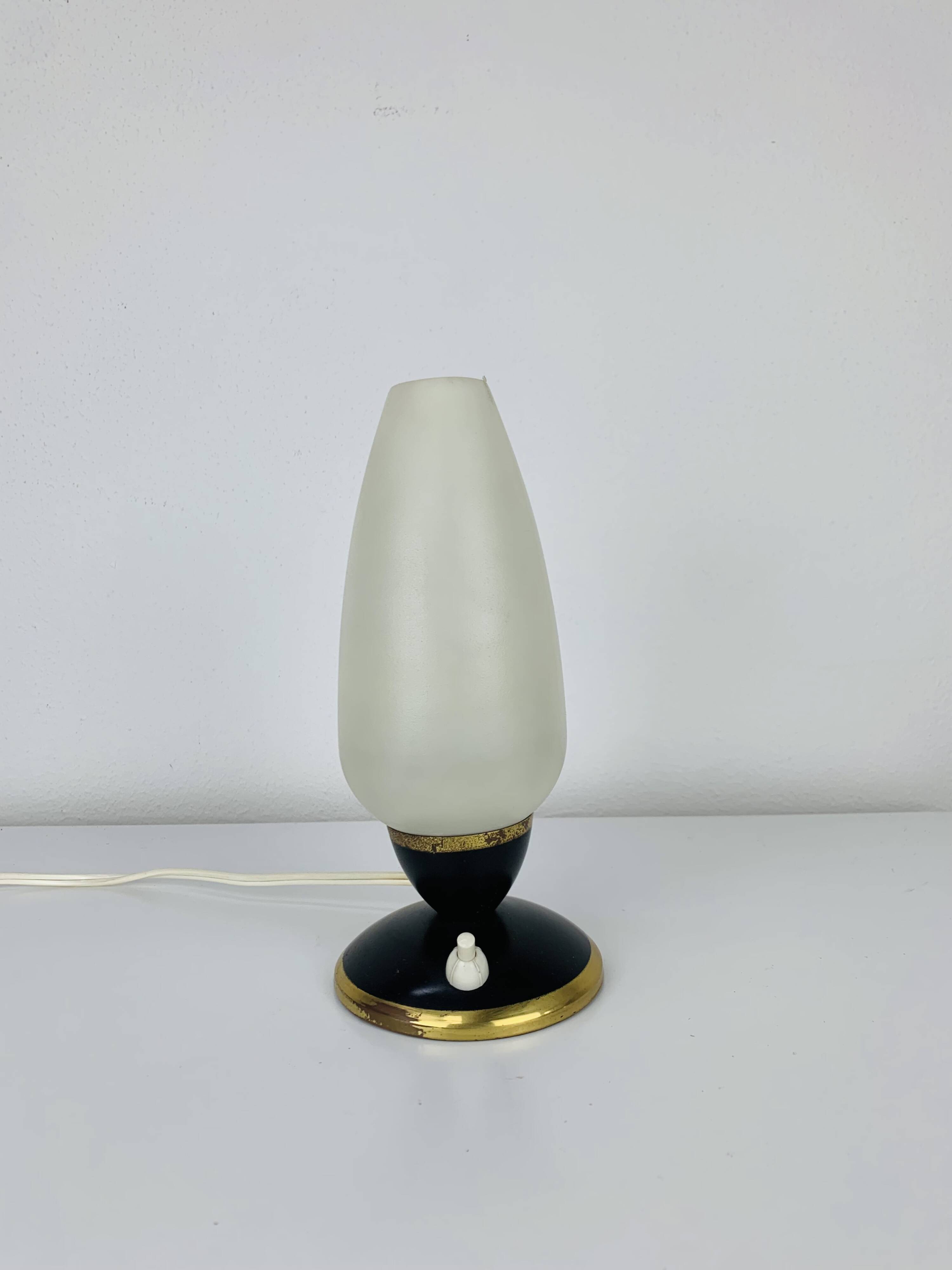 Lampe tulipe années 50