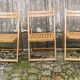 Lot de 6 chaises pliantes en bois