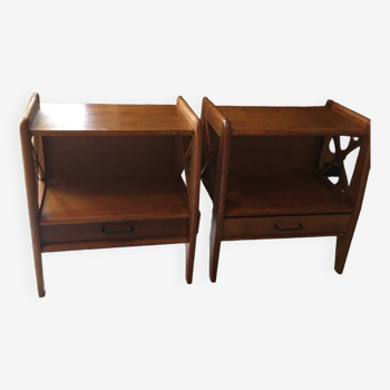 Atelier Saint Sabin pair of side or bedside tables