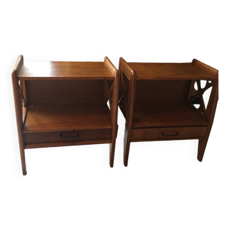 Atelier Saint Sabin pair of side or bedside tables