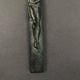 20th century bronze crucifix with green patina in the style of the Haute Epoque