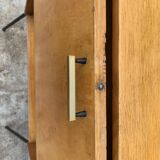 Vintage 1950s asymmetrical wall-mounted secretary desk