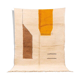 Traditional pure wool rug with colourful patterns, size 1.4/2.6 m.