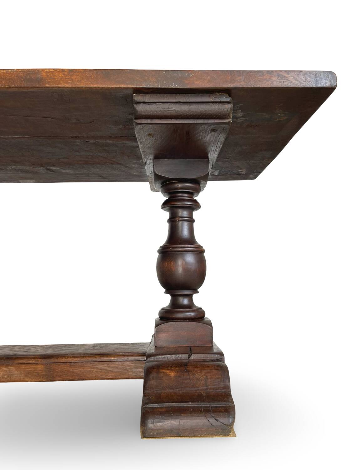 A fine 18th Century French walnut dining table