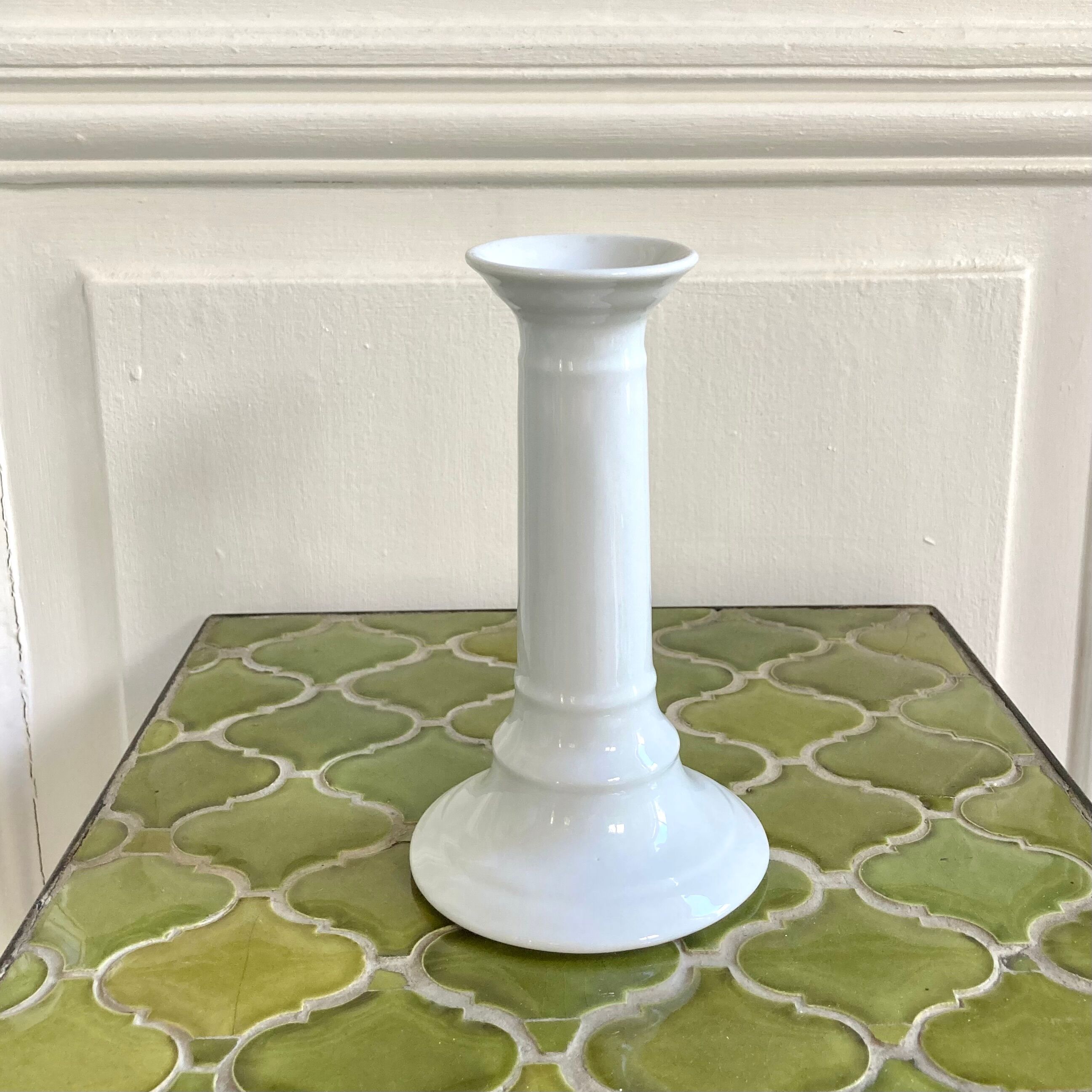 Limoges porcelain candle holder