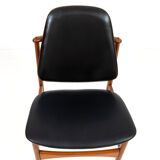 Chaise danoise en teck conçue par Arne Hovmand-Olsen pour Jutex