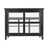 Black wooden window