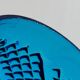 Vase verre bleu
