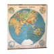 Carte d'école vintage du Hemisphere Oriental
