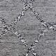Small Moroccan Berber Carpet Made Main Zanafi Black 100x160 cm