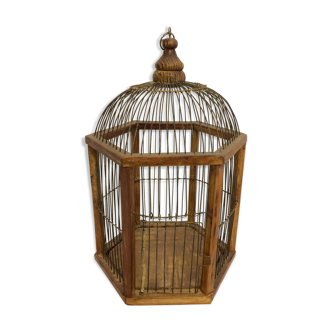 Cage à oiseaux vintage