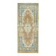 Vintage Turkish Oushak Handmade Wool Cotton Brown Runner Rug 127x310